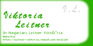viktoria leitner business card